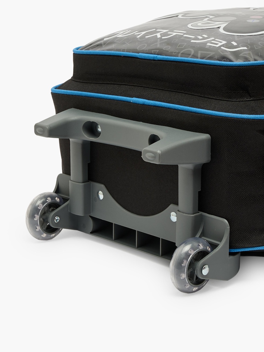 Print 5-Piece School Trolley Bag Set with Lunch Bag - 16 inches