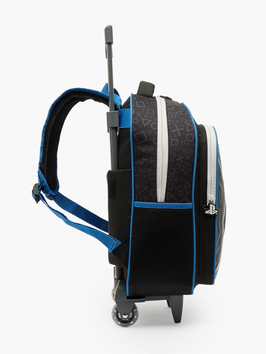Print 5-Piece School Trolley Bag Set with Lunch Bag - 16 inches