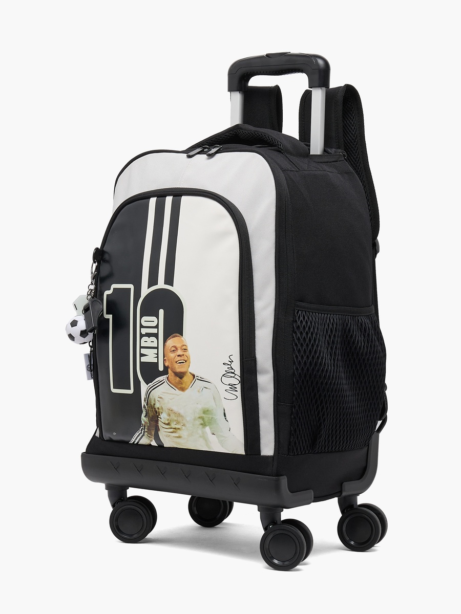 Kylian Mbappe Trolley Bag with Durable Wheels - 18 inches
