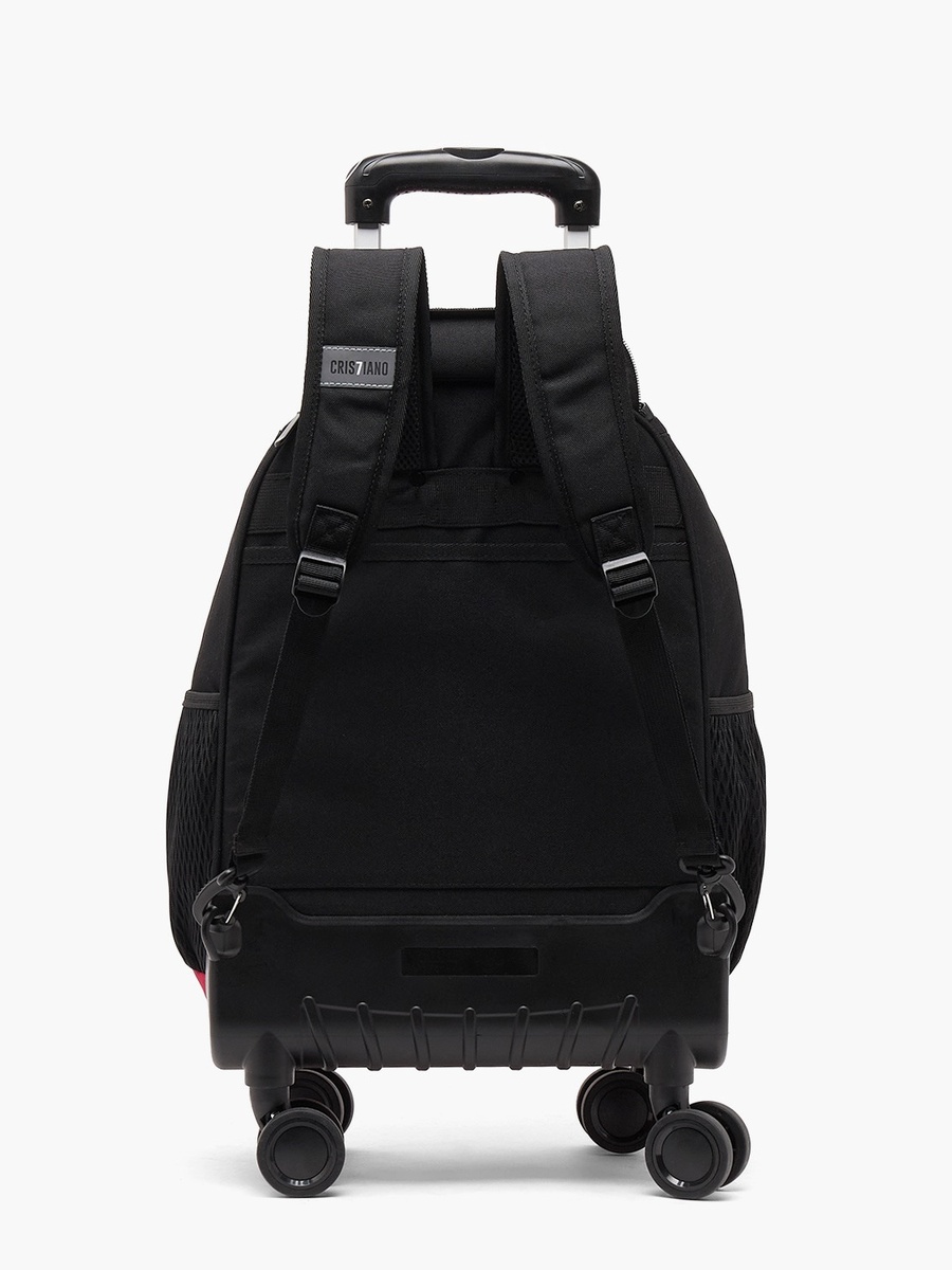 Mo Salah Print Trolley Bag with Durable Wheels - 18 inches