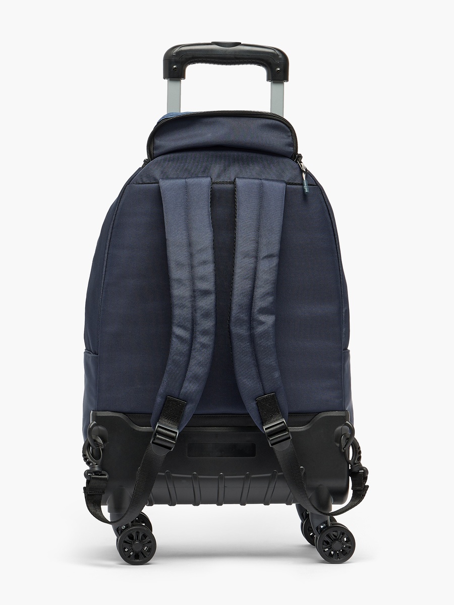 Bleach Print Trolley Bag with Padded Straps - 18 inches