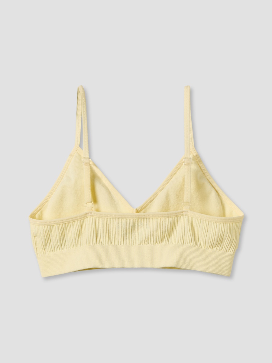 Cotton Trainer Bra with Heart Embroidery