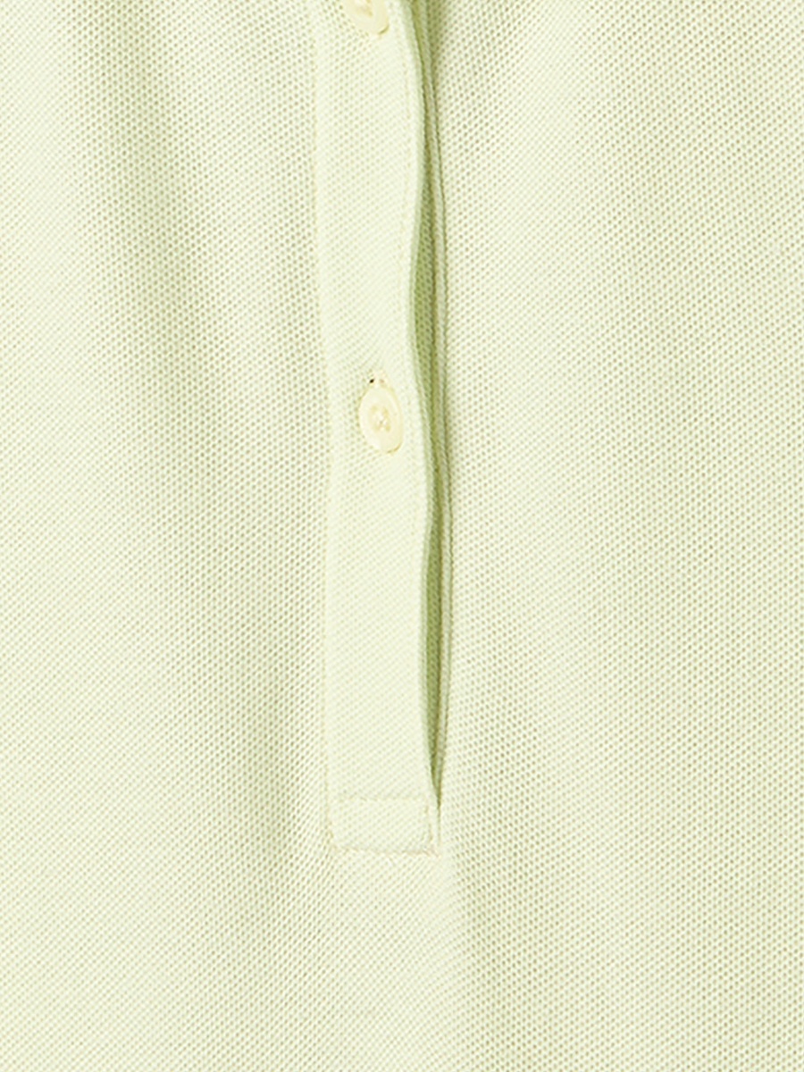 Collared Short Sleeves Knee Length Polo Dress with Bow Detail