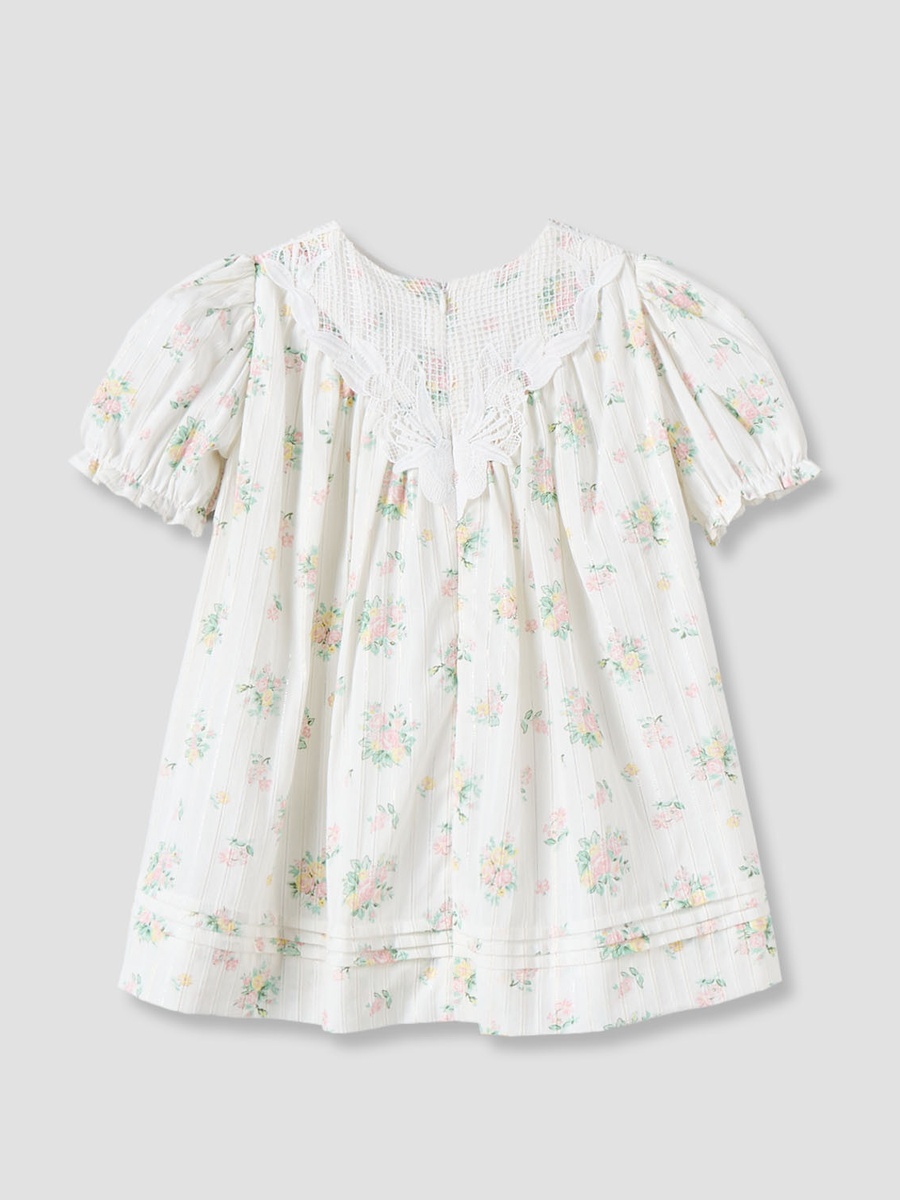 Round Neck Short Sleeves Knee Length A-Line Dress with Headband