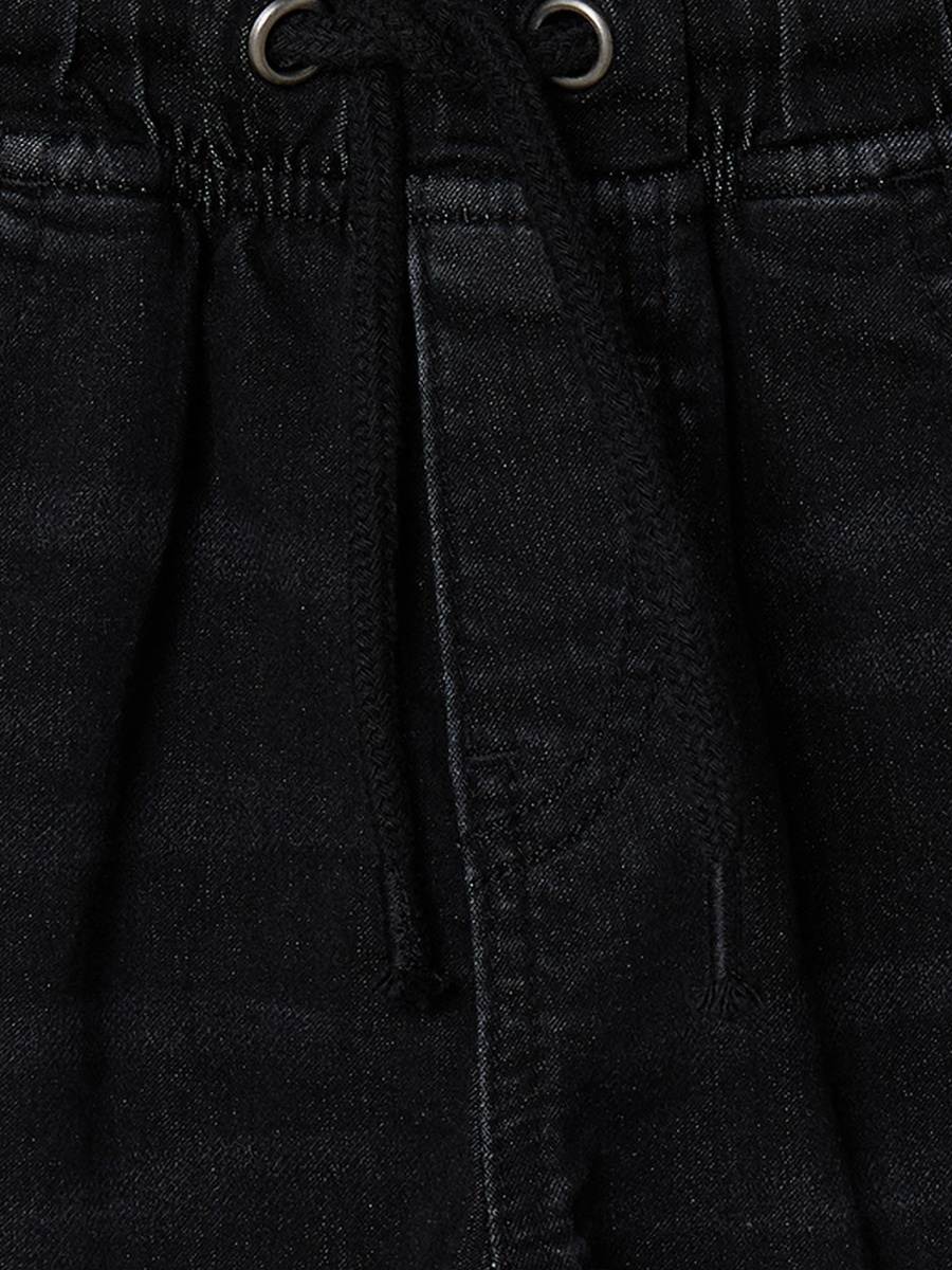 Elasticated Drawstring Jeans with Pockets
