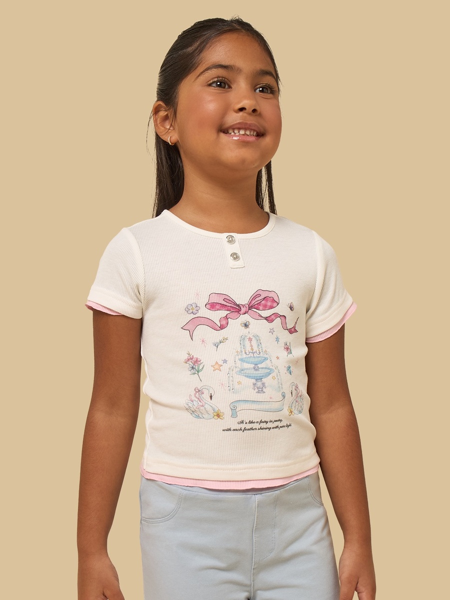 Bow Print T-Shirt
