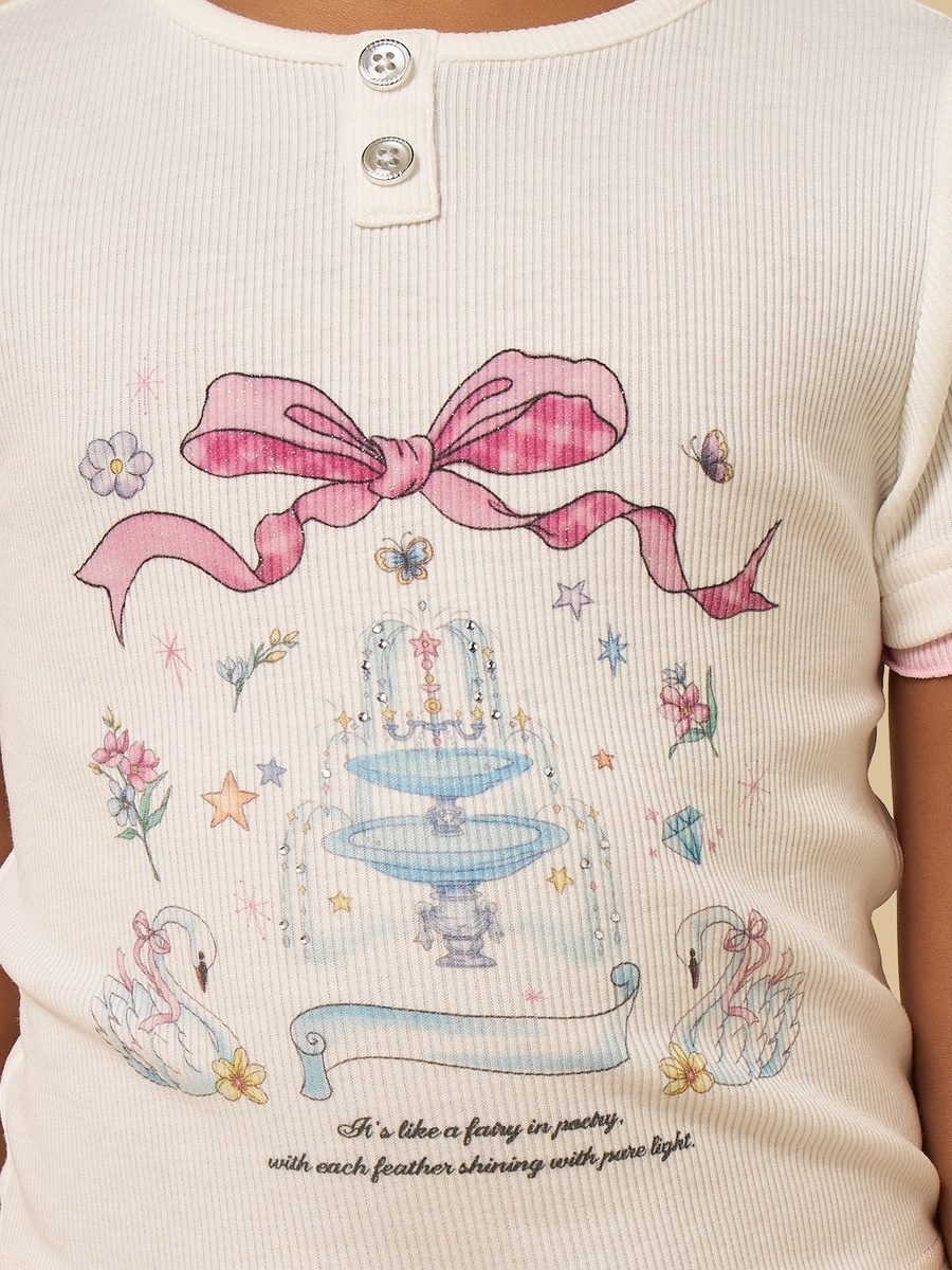 Bow Print T-Shirt