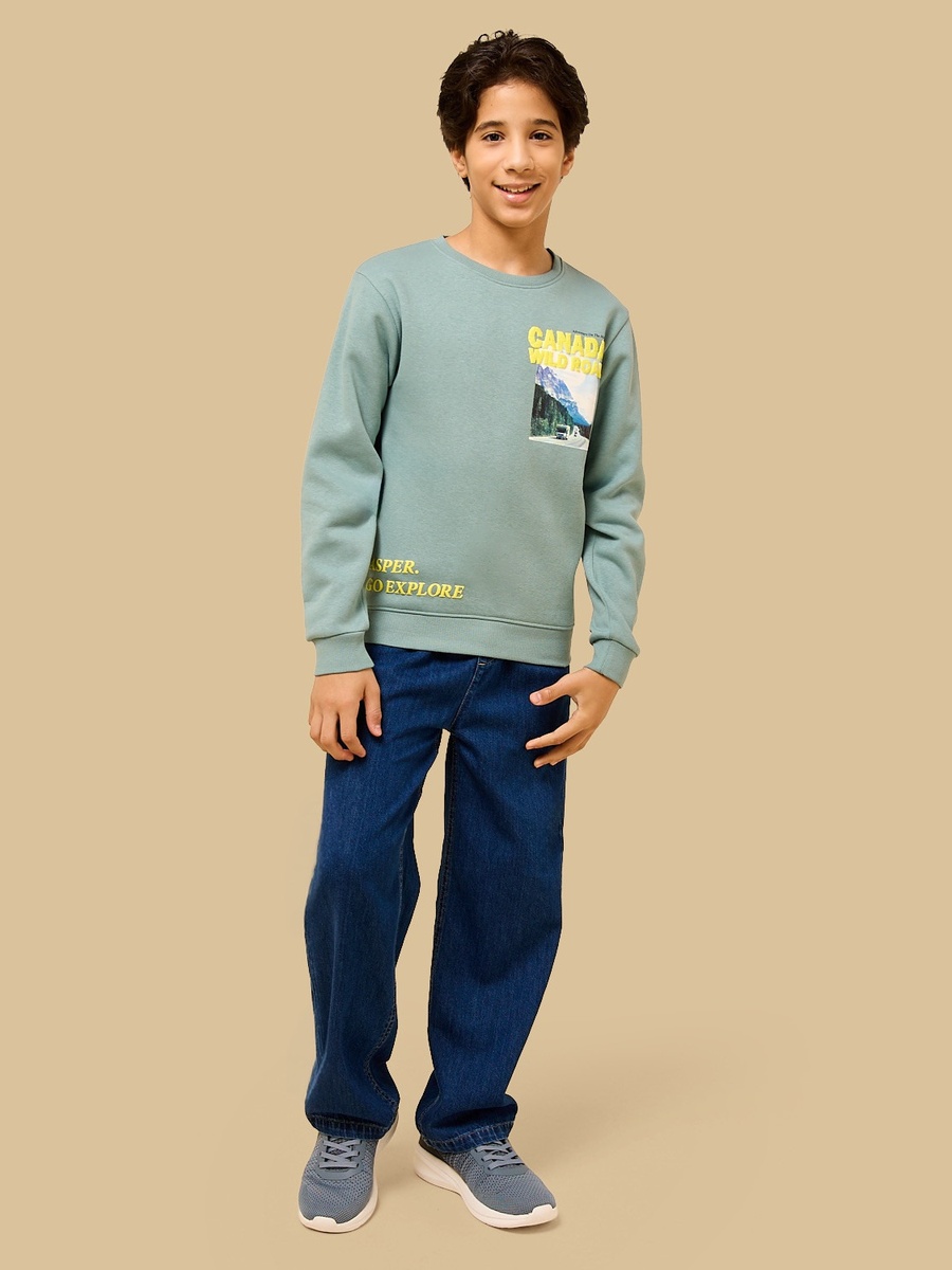 Photographic Print Sweatshirt