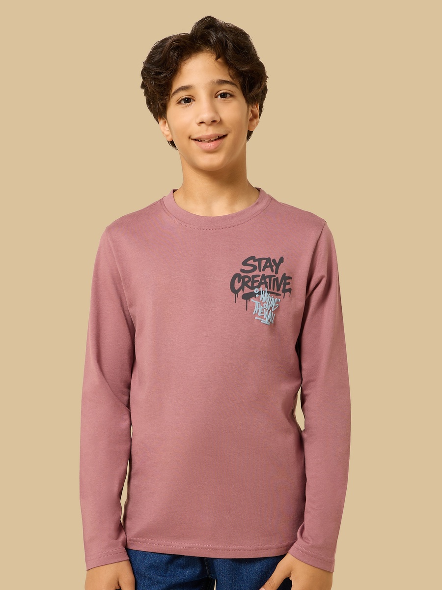 Graffiti Print Cotton T-Shirt