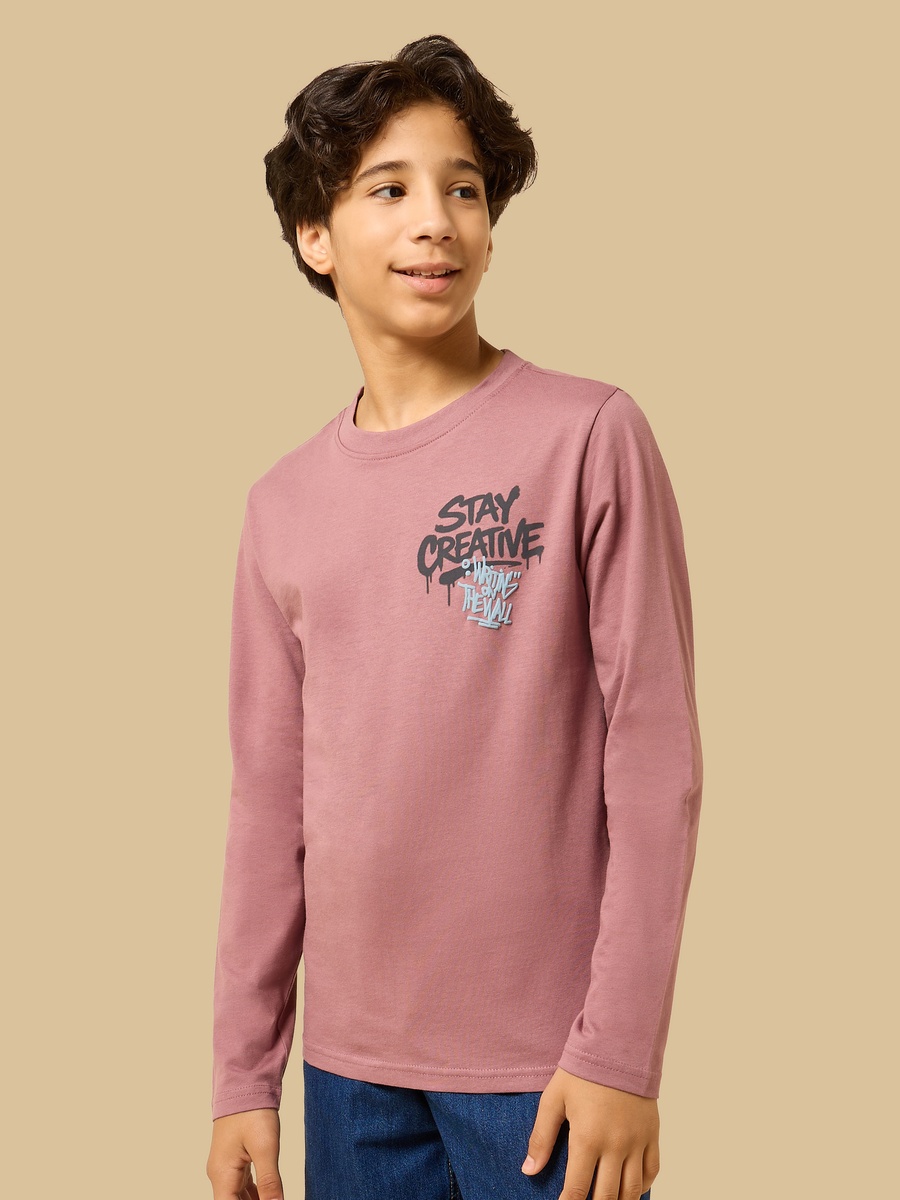 Graffiti Print Cotton T-Shirt