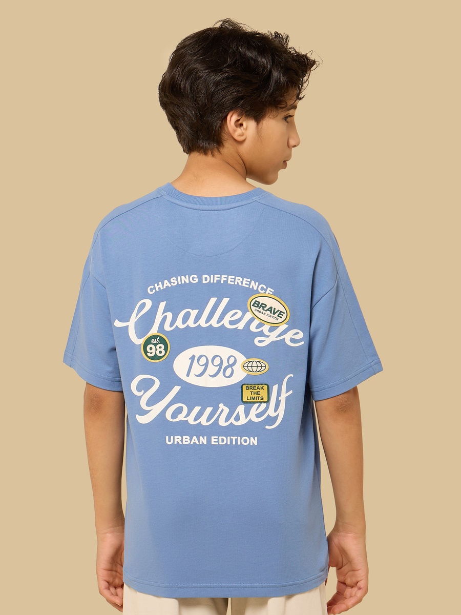 Slogan Applique T-Shirt