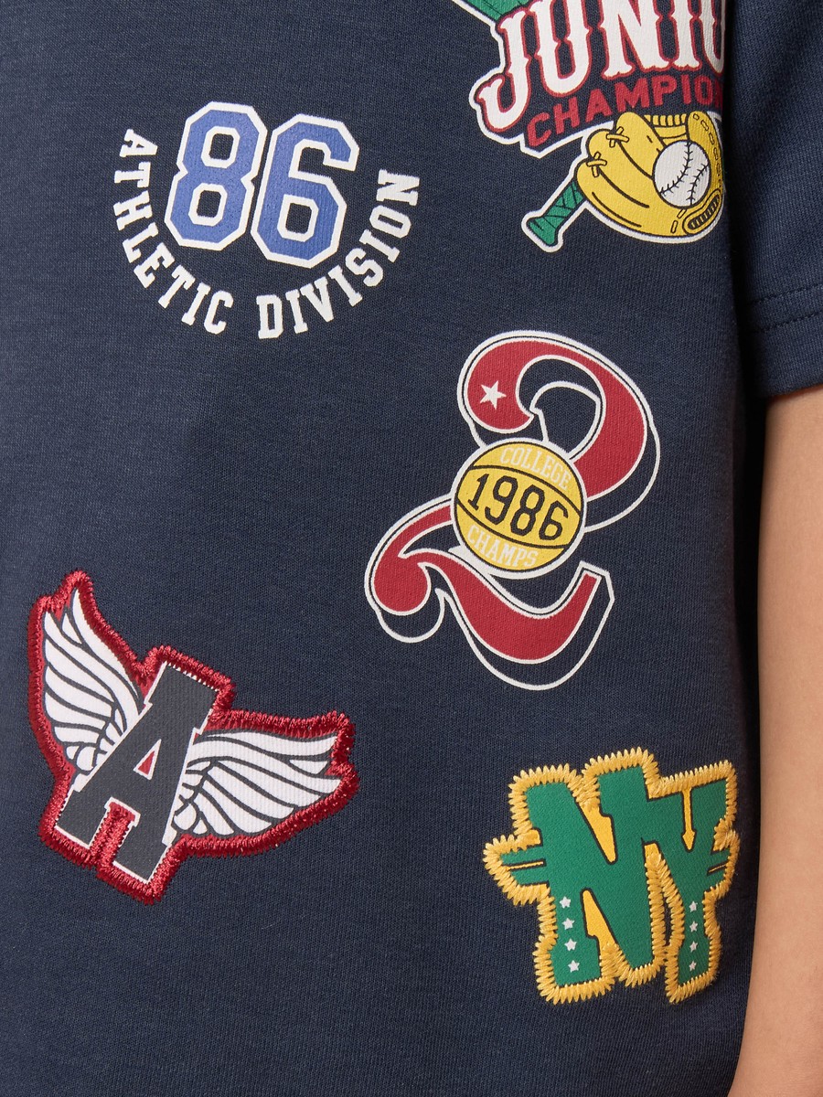 Printed Ringer T-Shirt