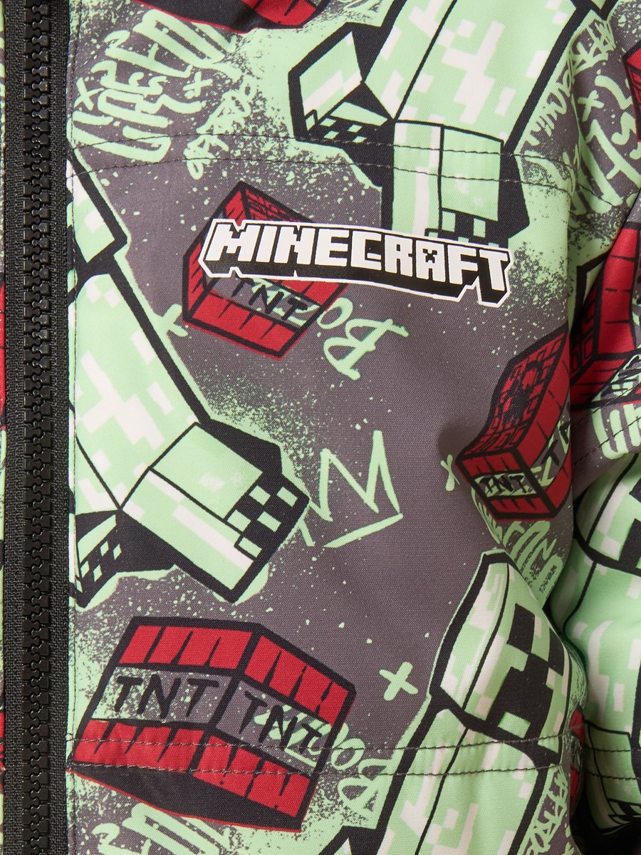 Minecraft Print Parka Jacket