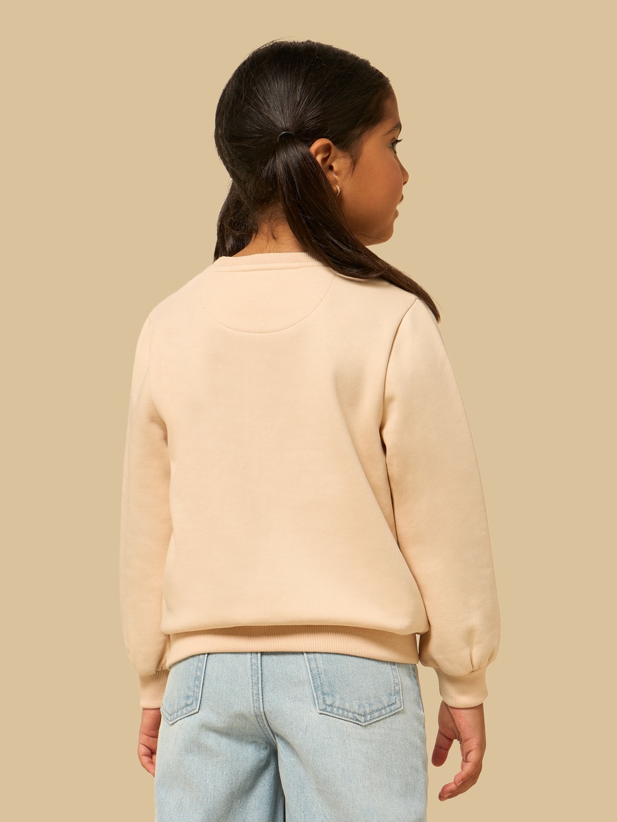 Teddy Bear Print Oversized Sweatshirt