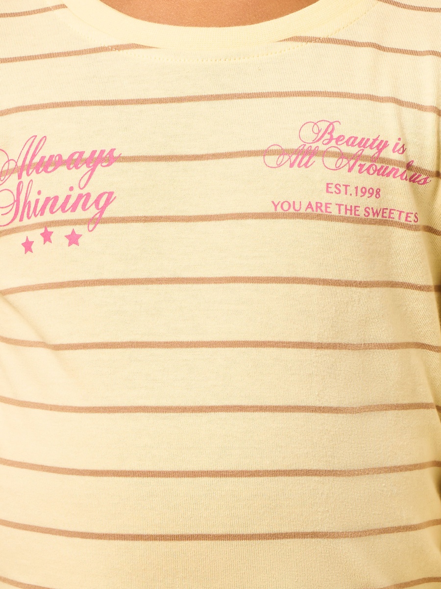Striped Cotton T-Shirt