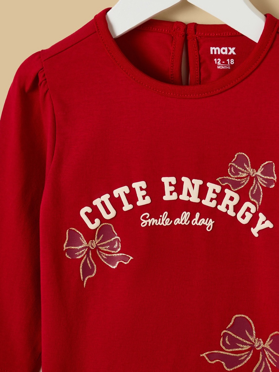 Bow Print T-Shirt