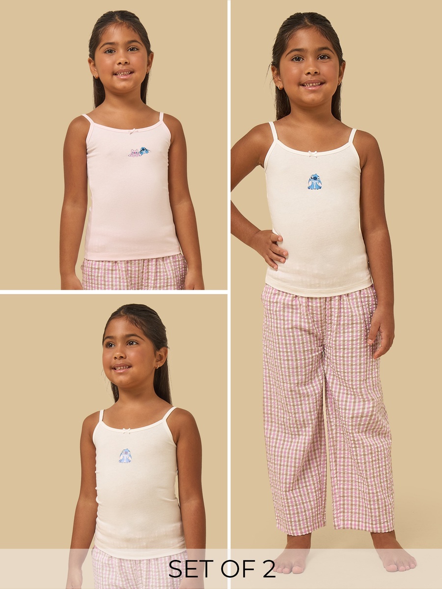 Pack of 2 - Stitch Print Camisole