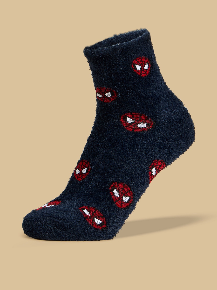 Pack of 2 - Spider-Man Print Ankle Length Socks