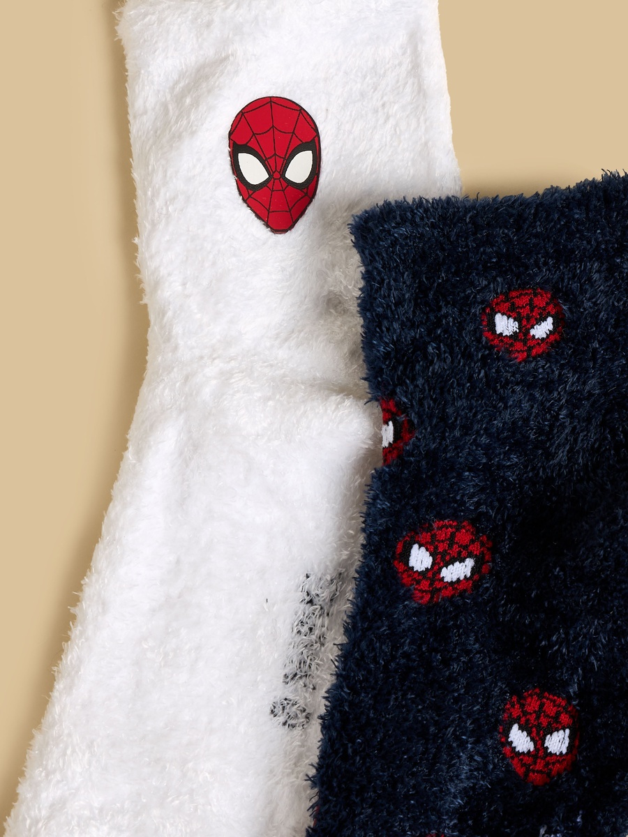 Pack of 2 - Spider-Man Print Ankle Length Socks