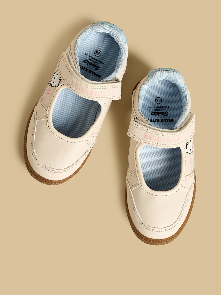 Hello Kitty Print Sneakerina with Hook and Loop Closure