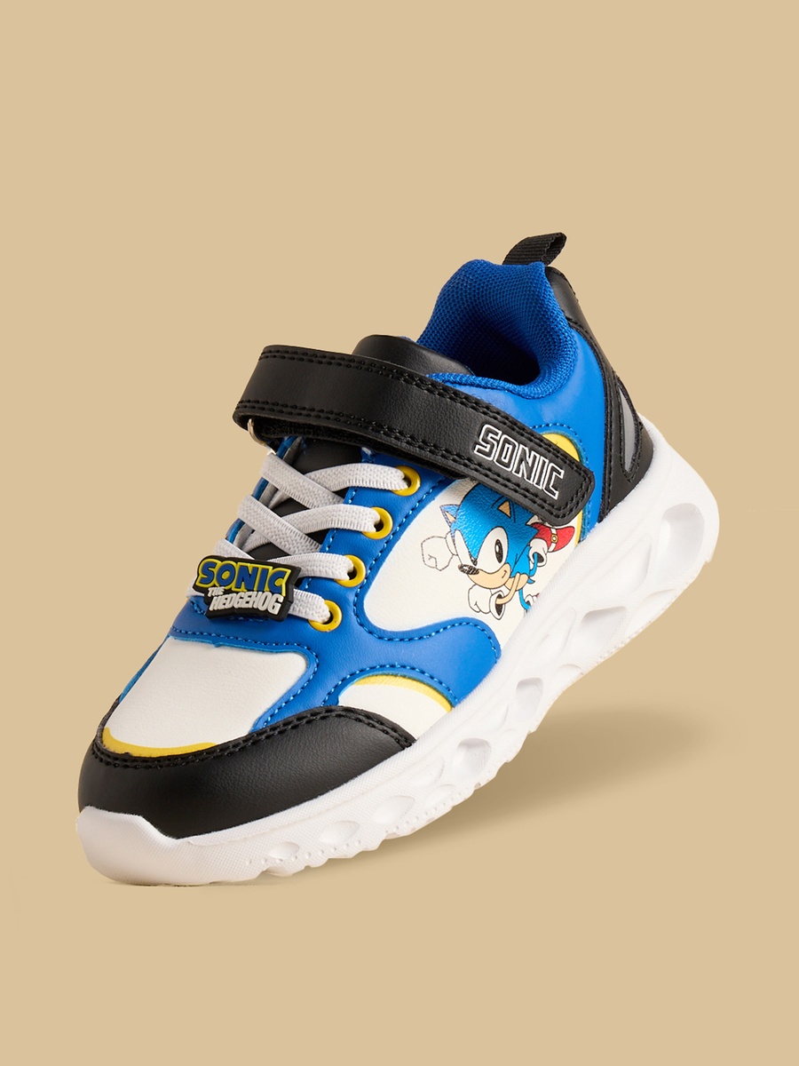 Sonic the Hedgehog Sports Shoes with Hook and Loop Closure
