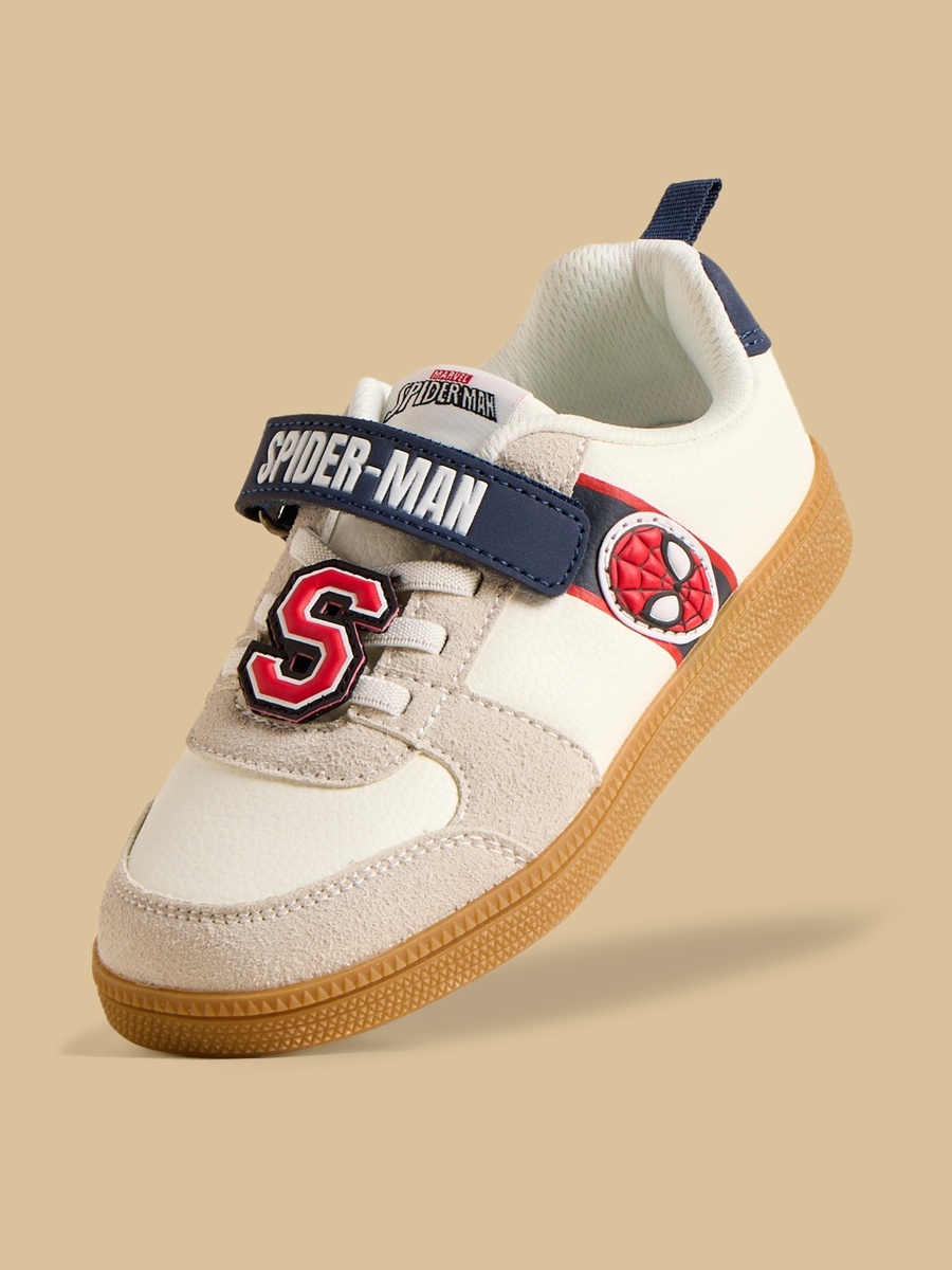 Spider-Man Accent Sports Shoes with Hook and Loop Closure
