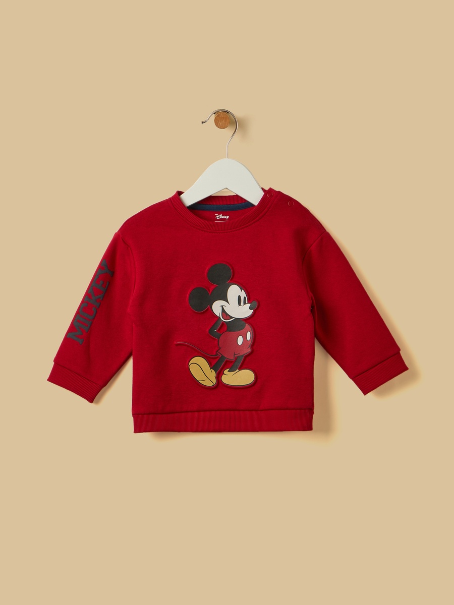 Mickey Mouse Print Sweatshirt and Joggers Set