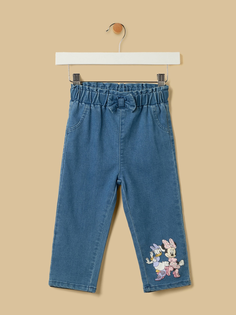 Minnie Mouse and Daisy Duck Print Cotton T-Shirt and Jeans Set