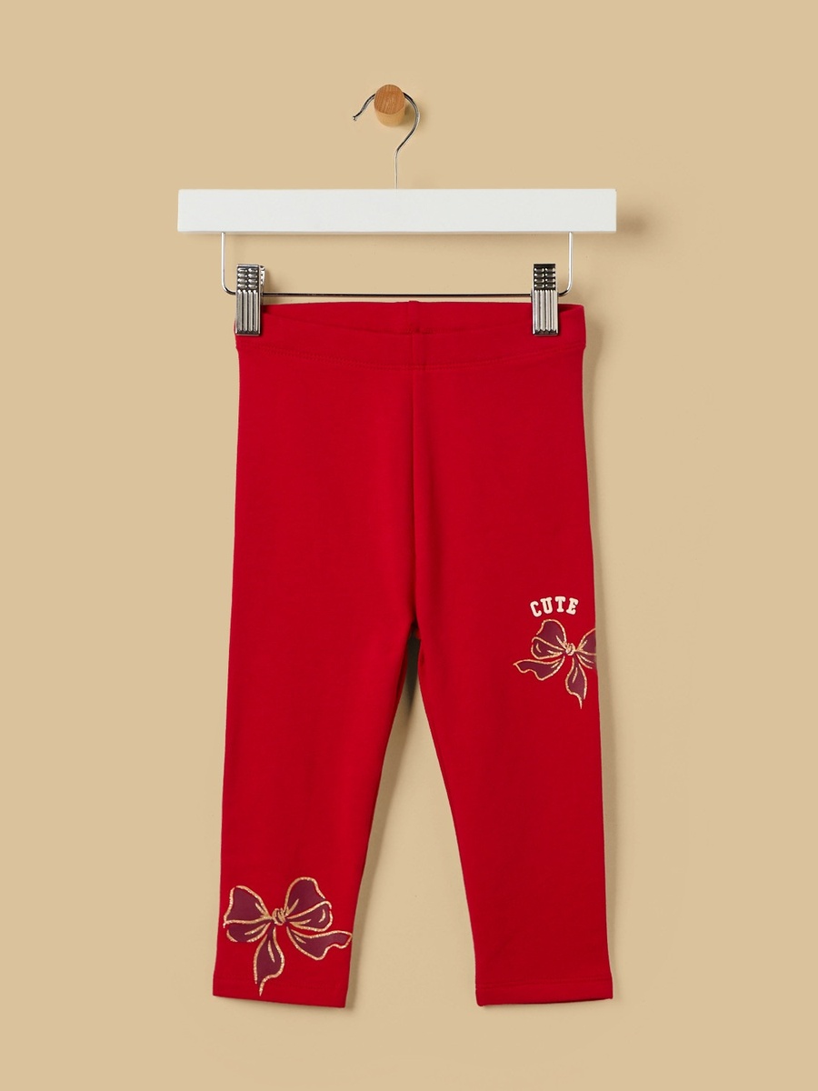 Bow Print Leggings