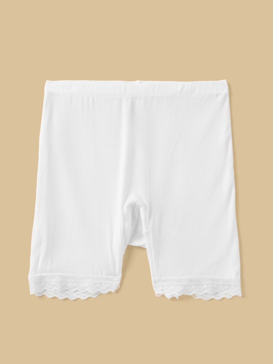 Pack of 2 - Lace Trim Short Leggings