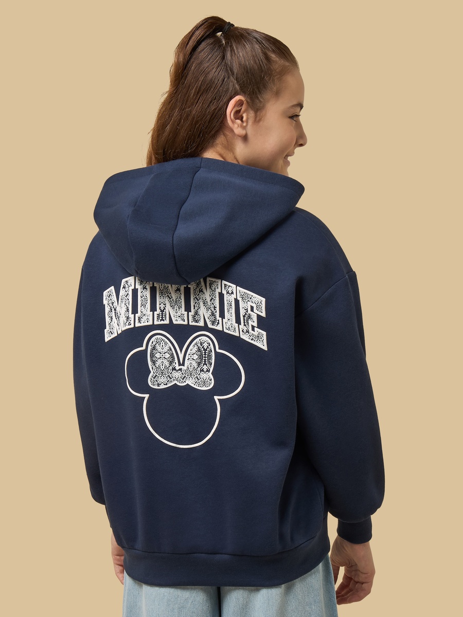 Minnie Mouse Print Hoodie