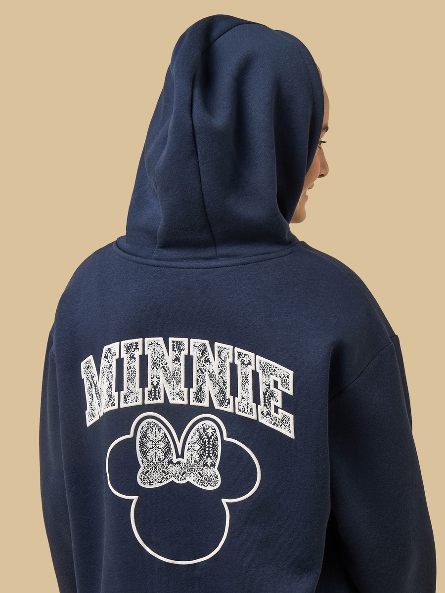 Minnie Mouse Print Hoodie