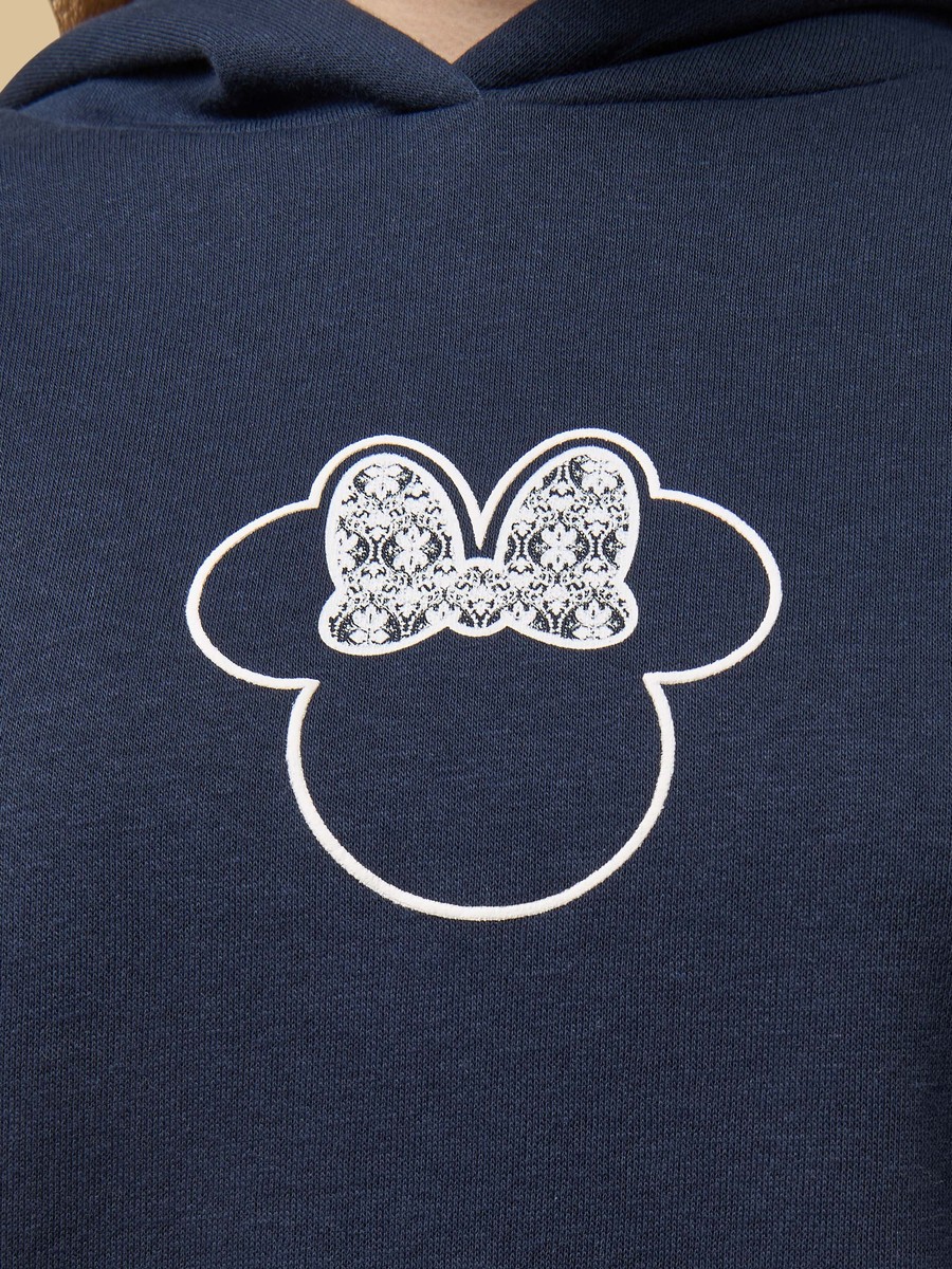 Minnie Mouse Print Hoodie