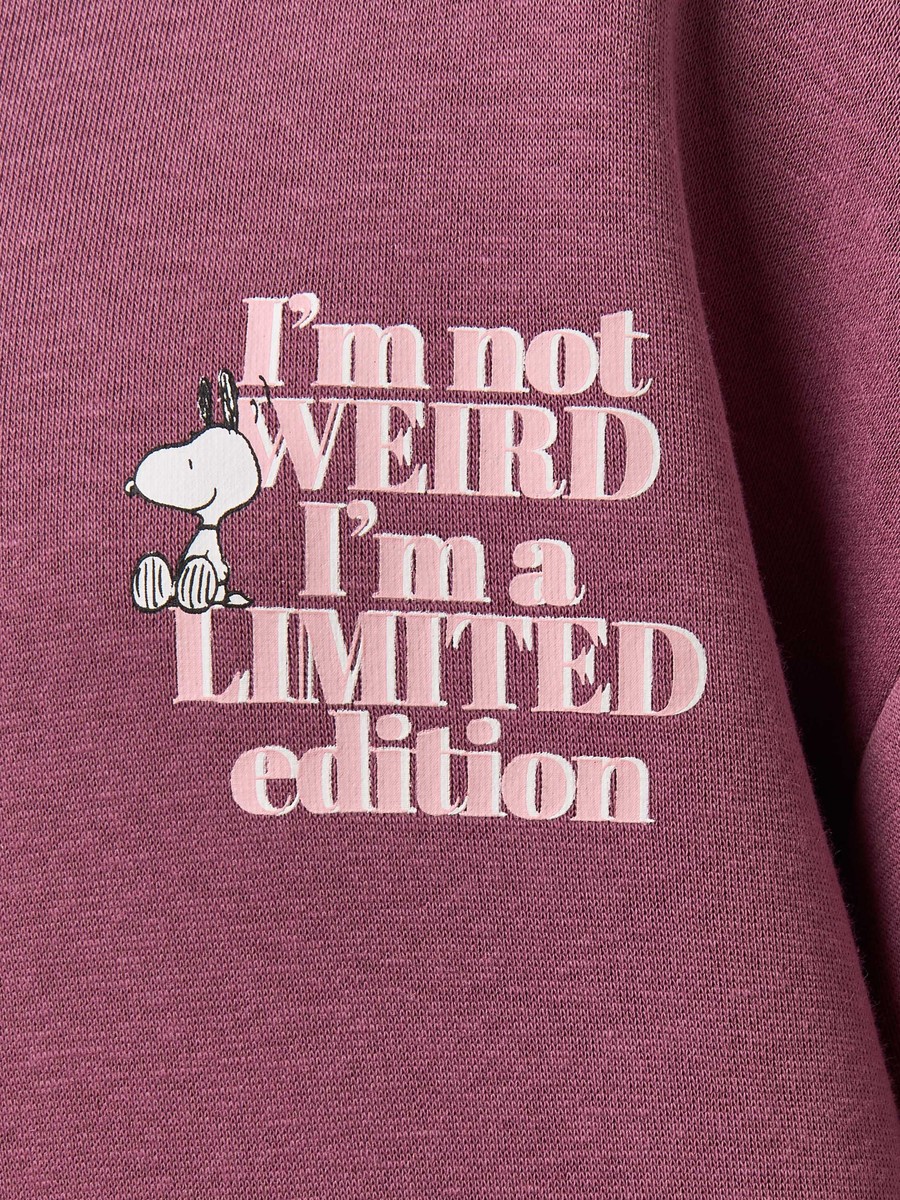 Snoopy Print Hoodie