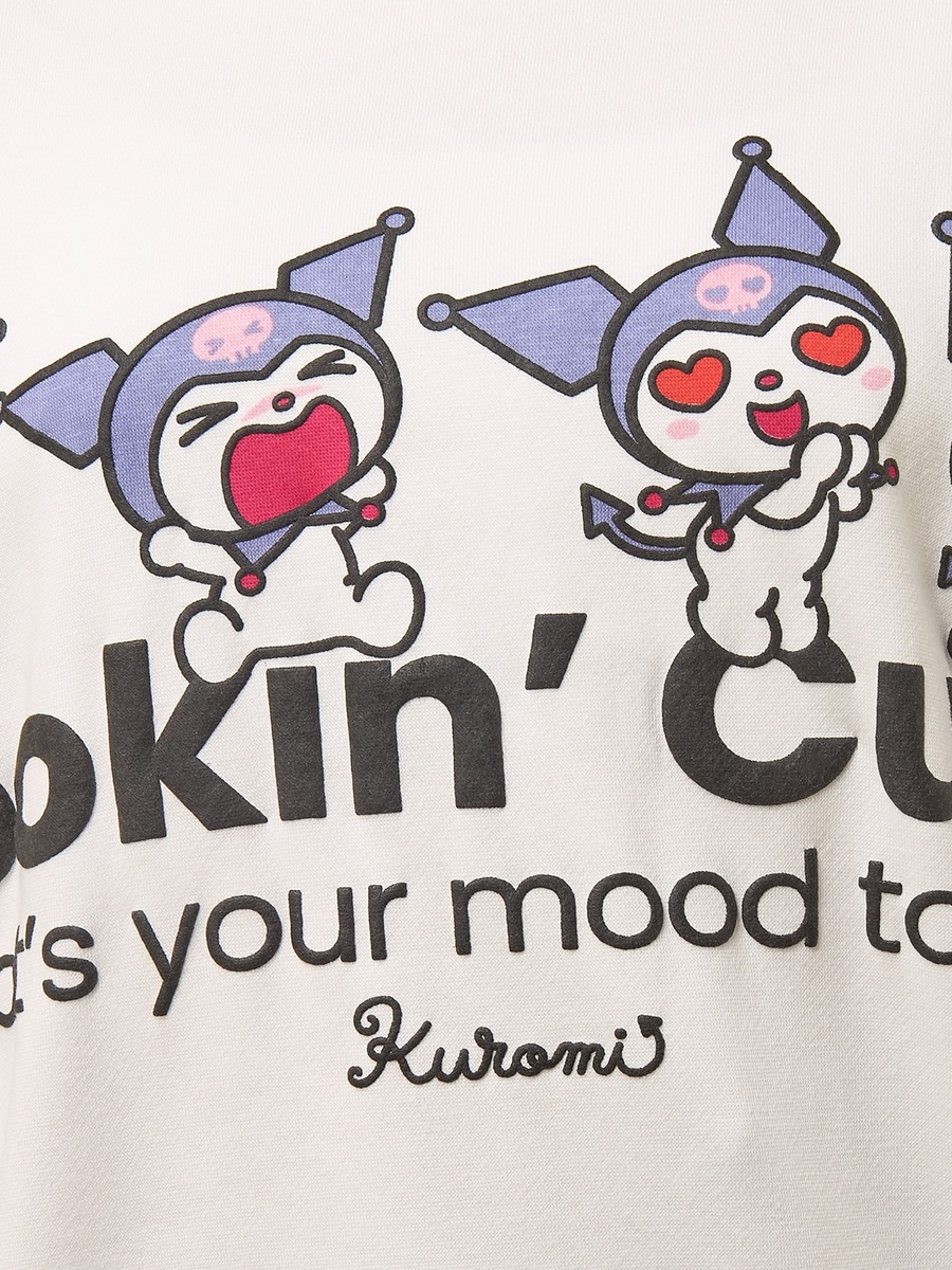 Kuromi Print Oversized Sweatshirt