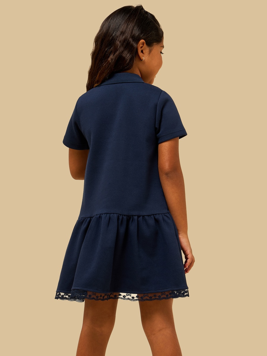 NY Embroidered Polo Dress