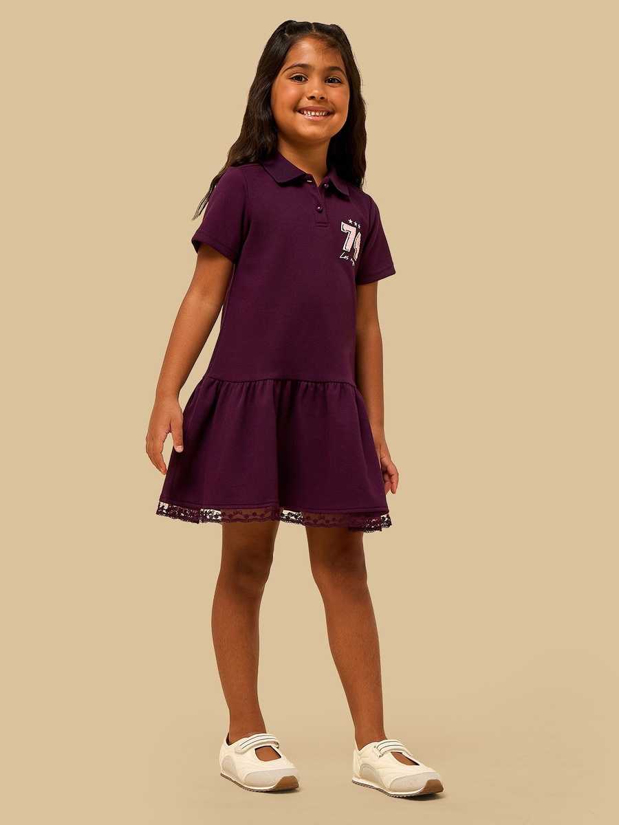 NY Embroidered Polo Dress