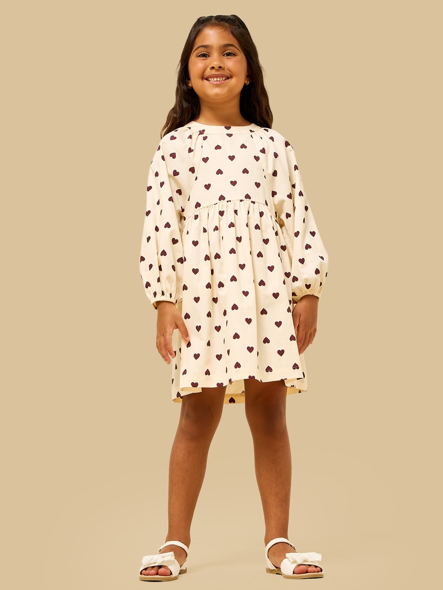Heart Print Dress