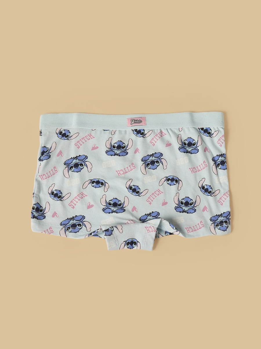 Pack of 3 - Stitch Print Boyshort Briefs