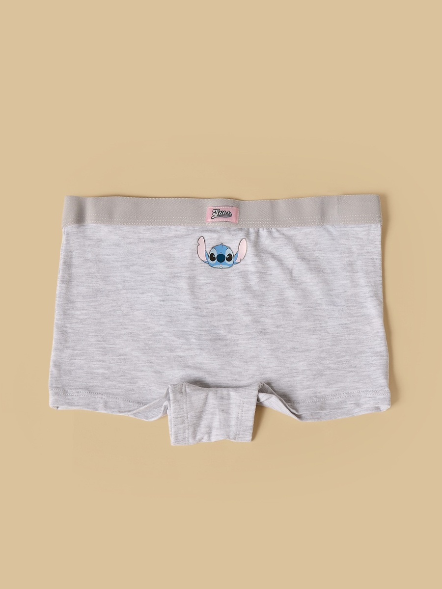 Pack of 3 - Stitch Print Boyshort Briefs