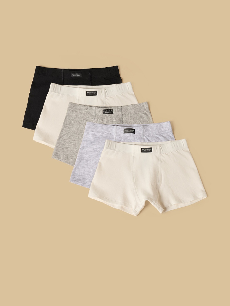 Pack of 5 - Printed Waistband Briefs