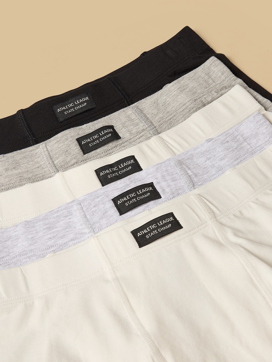 Pack of 5 - Printed Waistband Briefs