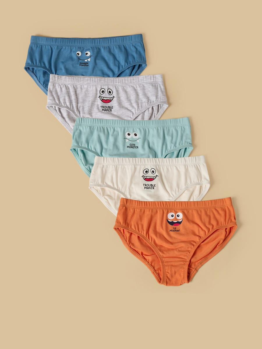 Pack of 5 - Printed Briefs