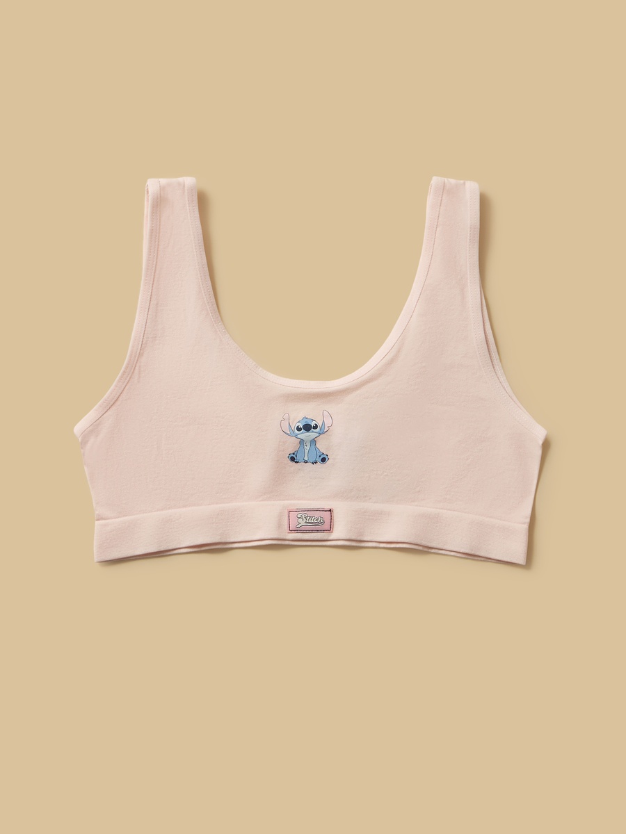 Pack of 2 - Stitch Print Non Padded Trainer Bra