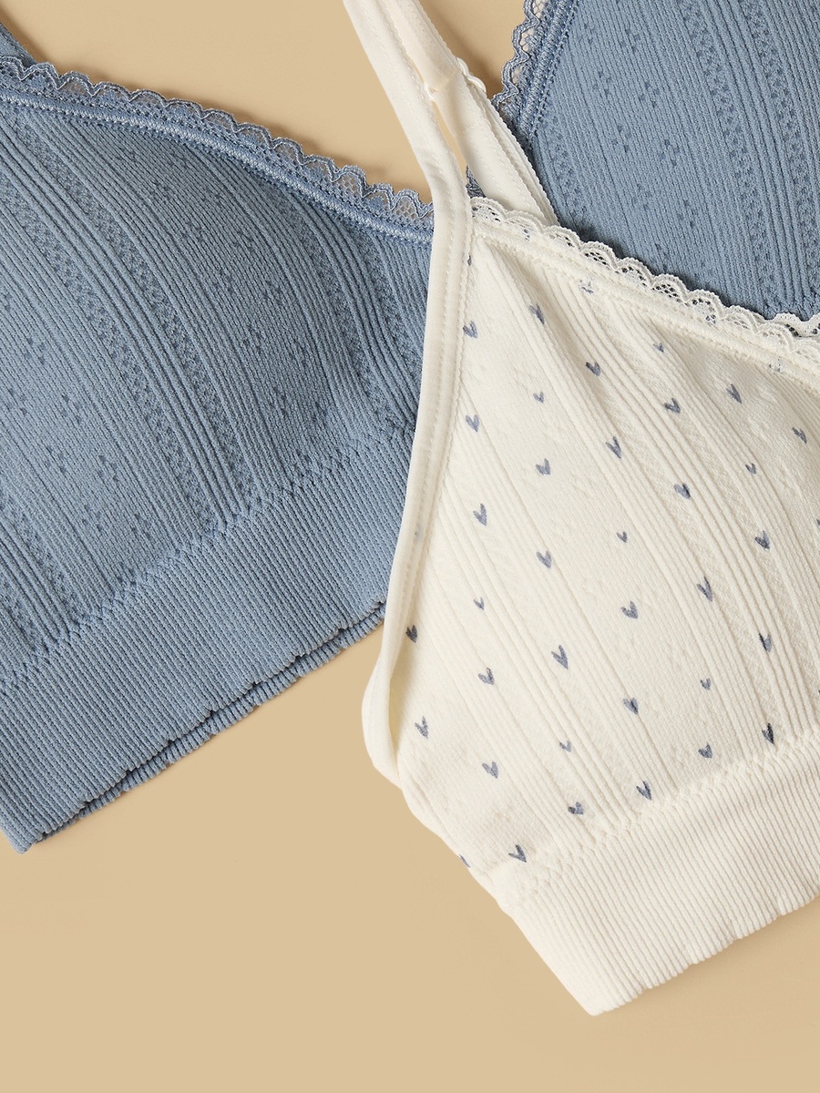 Pack of 2 - Textured Padded Bra