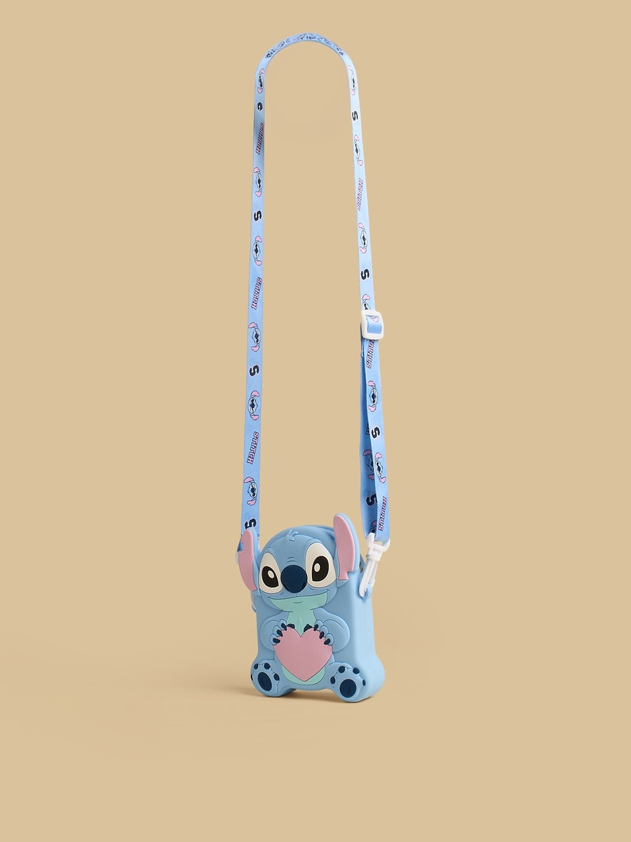Stitch Embossed Crossbody Bag with Adjustable Strap