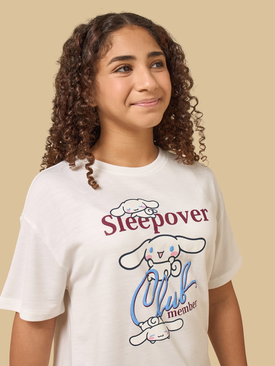 Cinnamoroll Print Cotton Pyjama Set