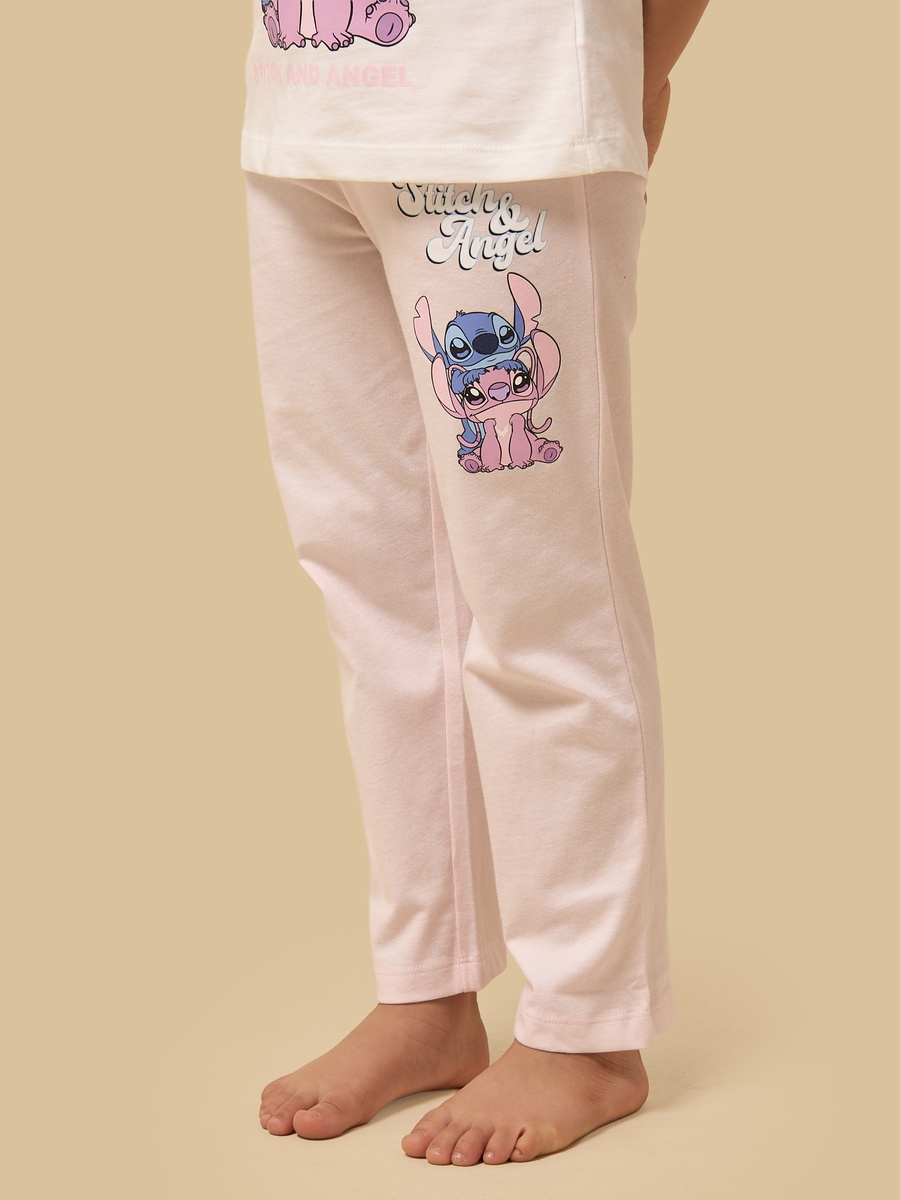 Pack of 2 - Stitch and Angel Print Pyjama Set