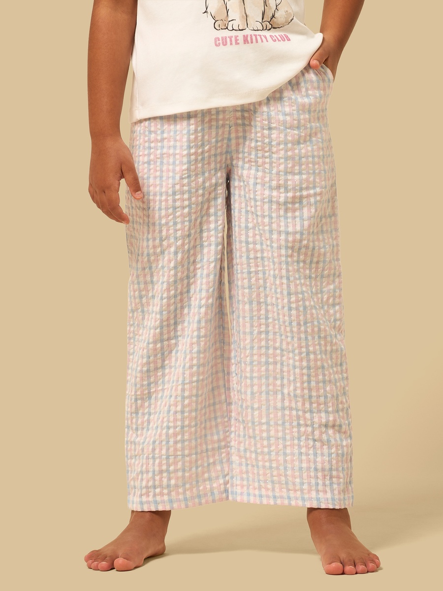 Checked Cotton Pyjama Set