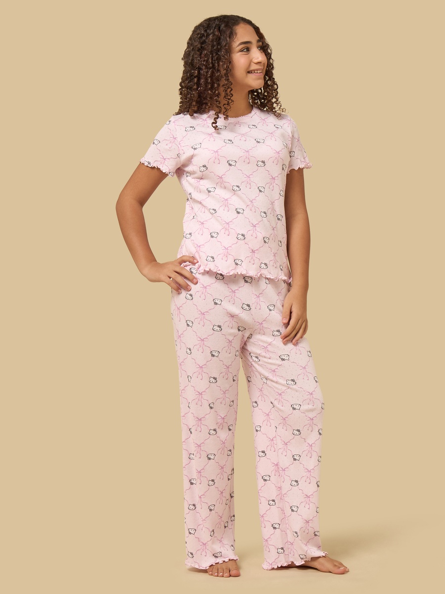 Hello Kitty Cotton Pyjama Set